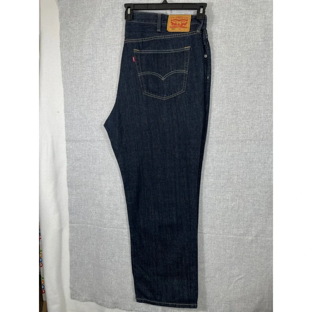 Levi Strauss‎ 559 Relaxed Fit Dark Wash Denim Jeans Mens Size 44x30
